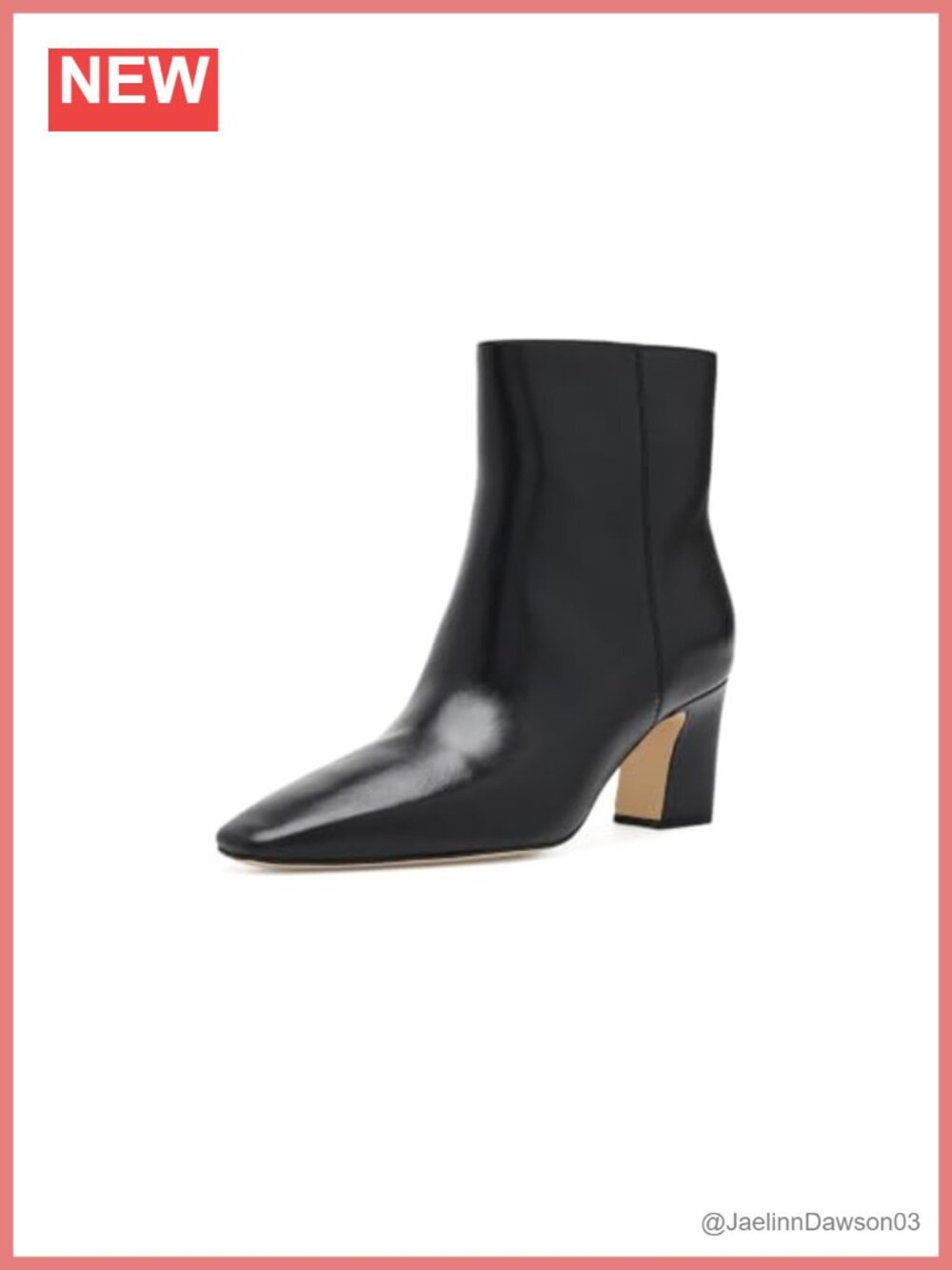 Leather Snip Toe Ankle Booties Comfort Cushioned Business Casual